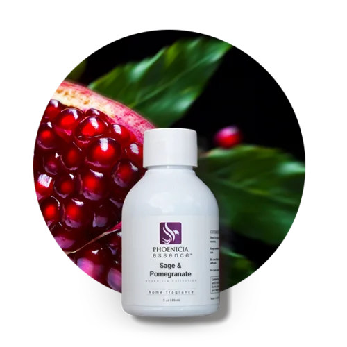 sage and pomegranate