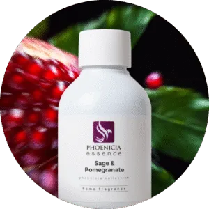 pe sage and pomegranate