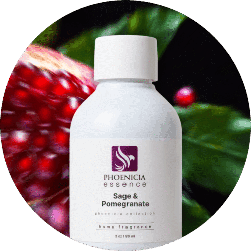sage and pomegranate