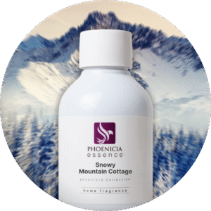 pe snowy mountain cottage